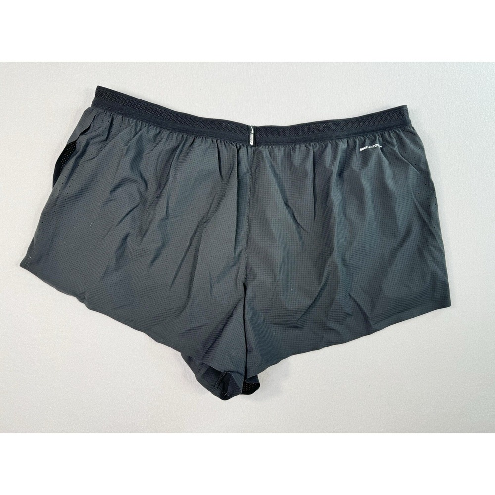 Nike AeroSwift ADV 2" Running Shorts Black Men's Size XXL Tall CJ7837‑010 - Picture 2 of 3
